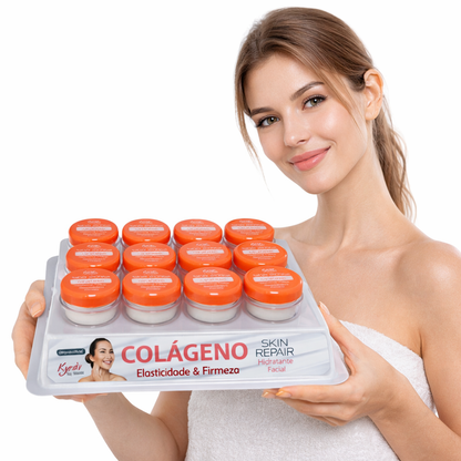 Hidratante Facial Colágeno - Box com 12 unidades