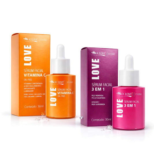 Kit Love - Sérum Hidratante + Sérum Vitamina C
