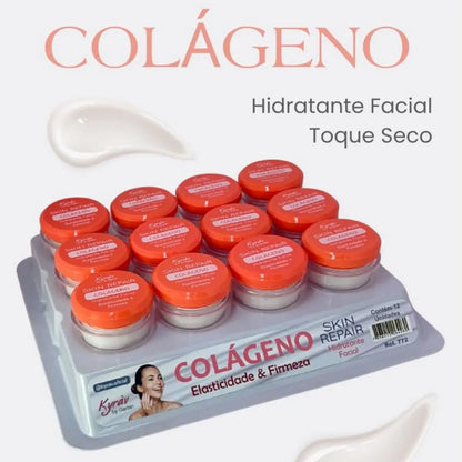 Hidratante Facial Colágeno - Box com 12 unidades
